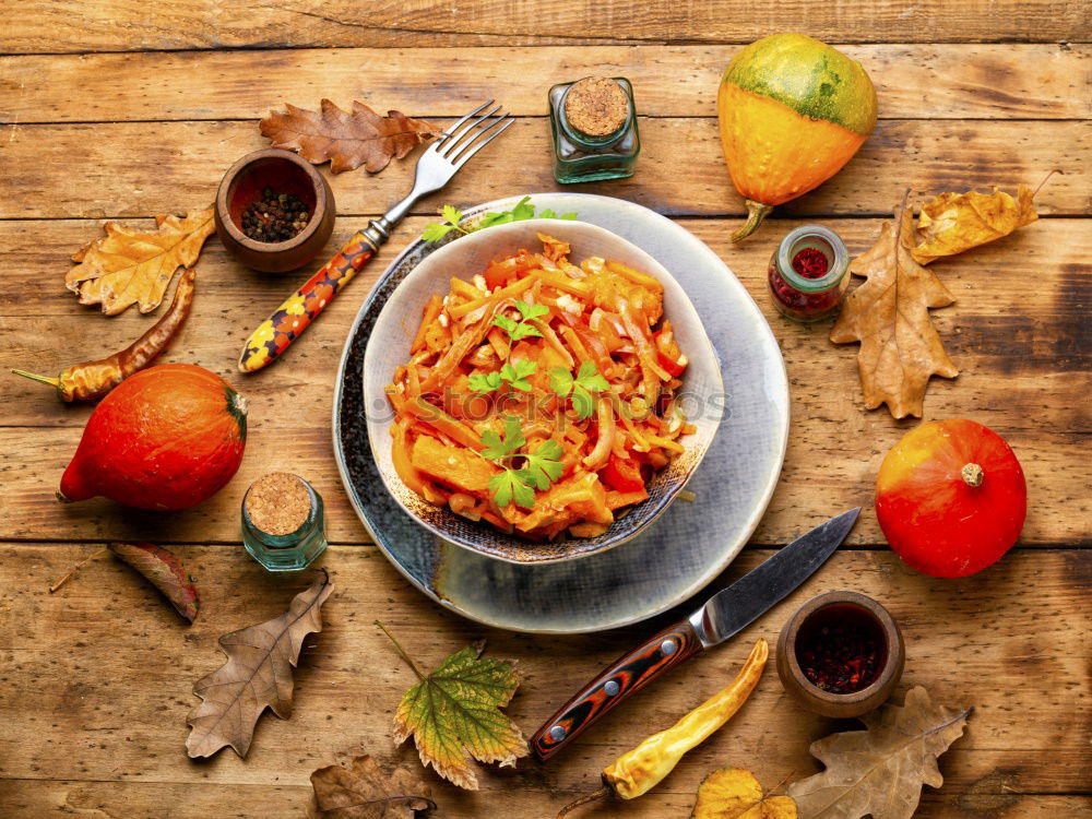 Similar – Image, Stock Photo Vegetarian Chili Con Carne Dish in Pan