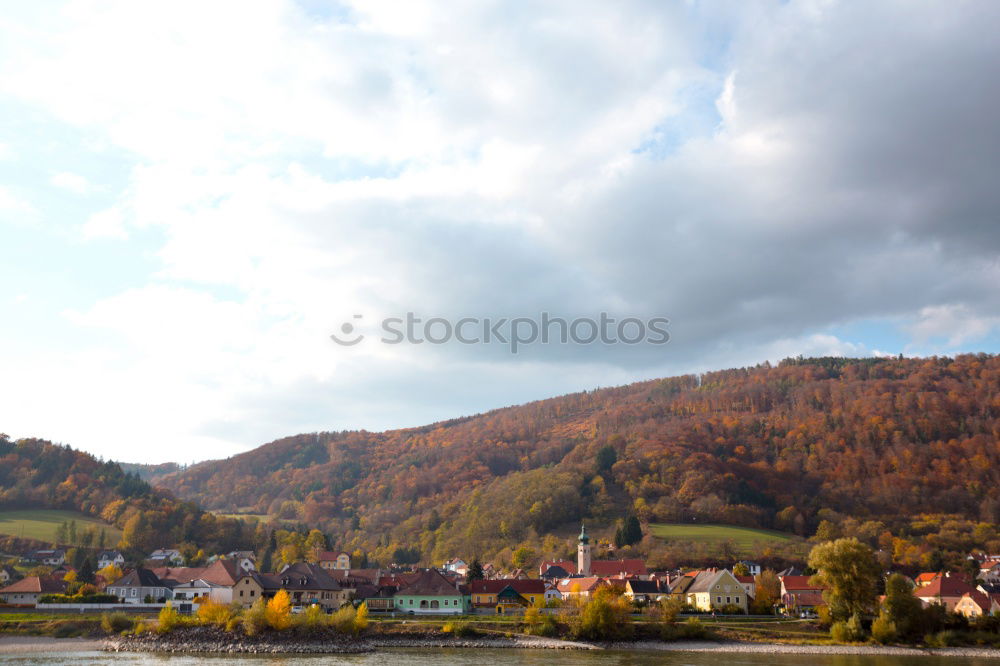 Similar – Cochem town on the Moselle Panorama