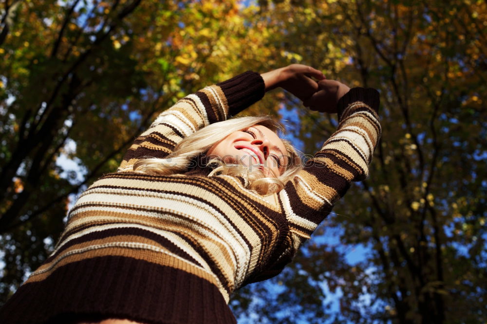 Similar – Children hands hold a yellow maple leaf