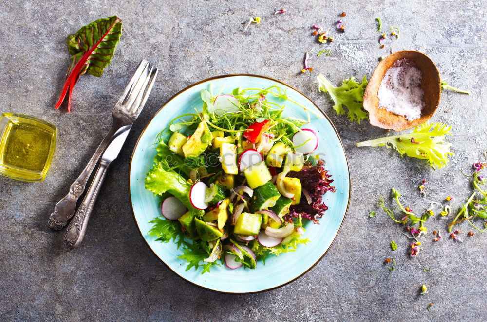 Similar – Image, Stock Photo Dietary salad with figs
