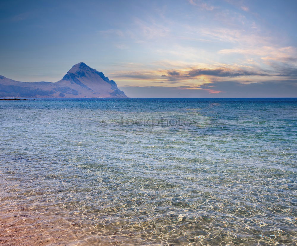 Image, Stock Photo Man in wetsuit swimming in ocean