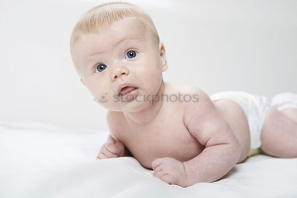 Similar – Baby girl smiling at the camera