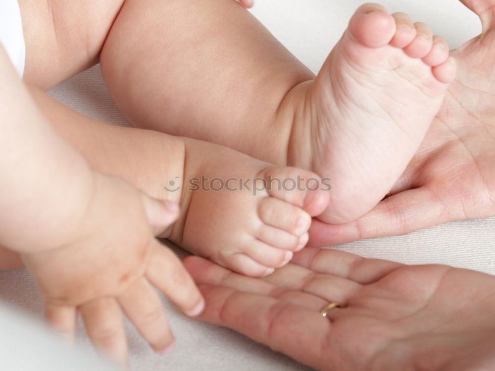 Similar – Image, Stock Photo close up of baby feet