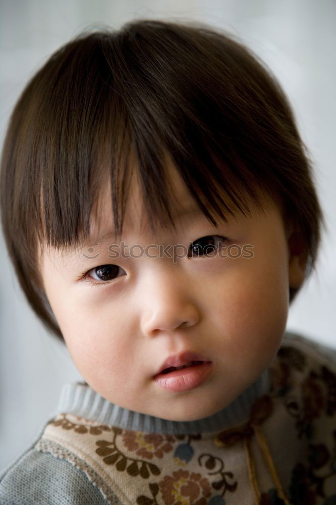 Similar – Image, Stock Photo Young face with old eyes