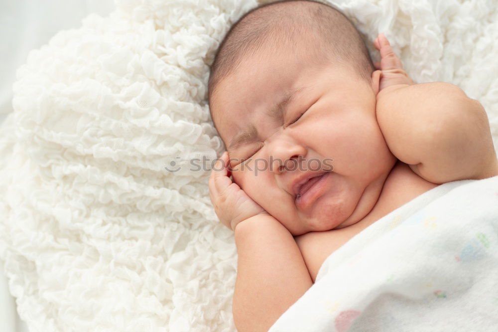 Similar – Cute Baby Girl sleeping in the Crib