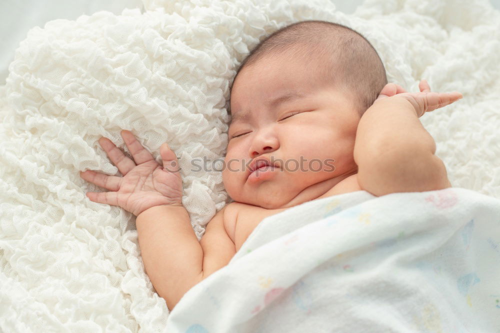 Similar – Cute Baby Girl sleeping in the Crib