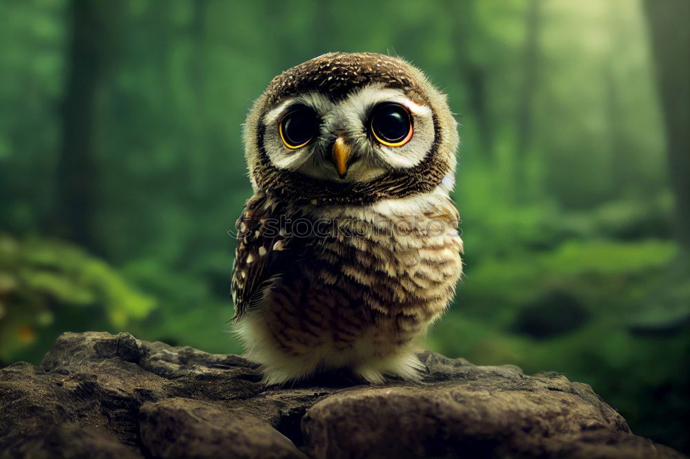 Similar – portrait of cute little owl