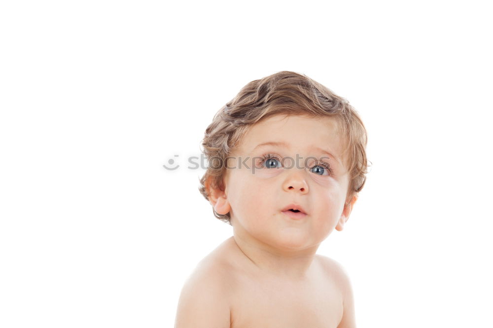 Similar – Image, Stock Photo child Boy (child) Think