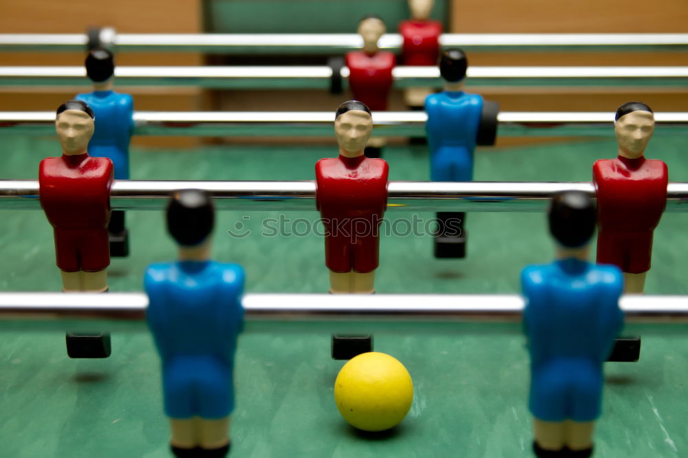 Similar – Table football game sport competition