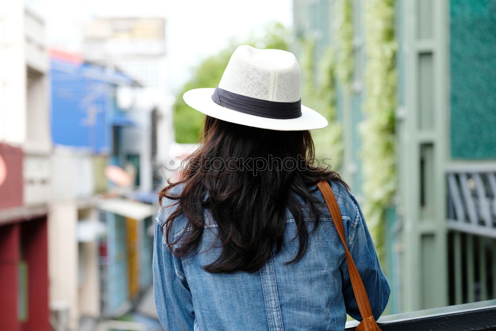Similar – Image, Stock Photo Pretty Asian woman on street