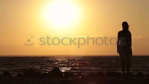 Similar – Foto Bild Sunset in easter island, chile