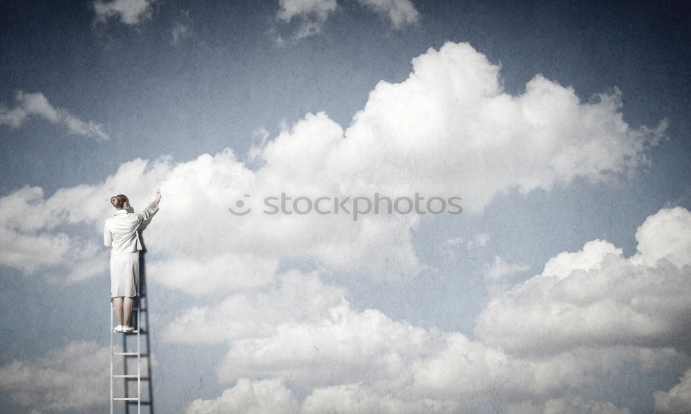 Similar – above the clouds Crane