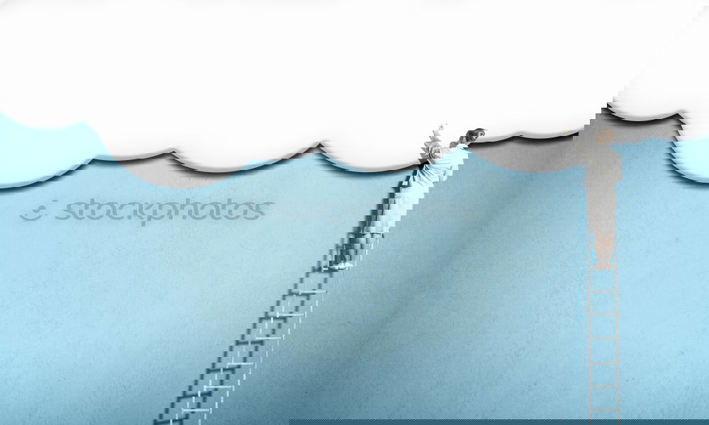 Similar – Image, Stock Photo Stairs to the clouds