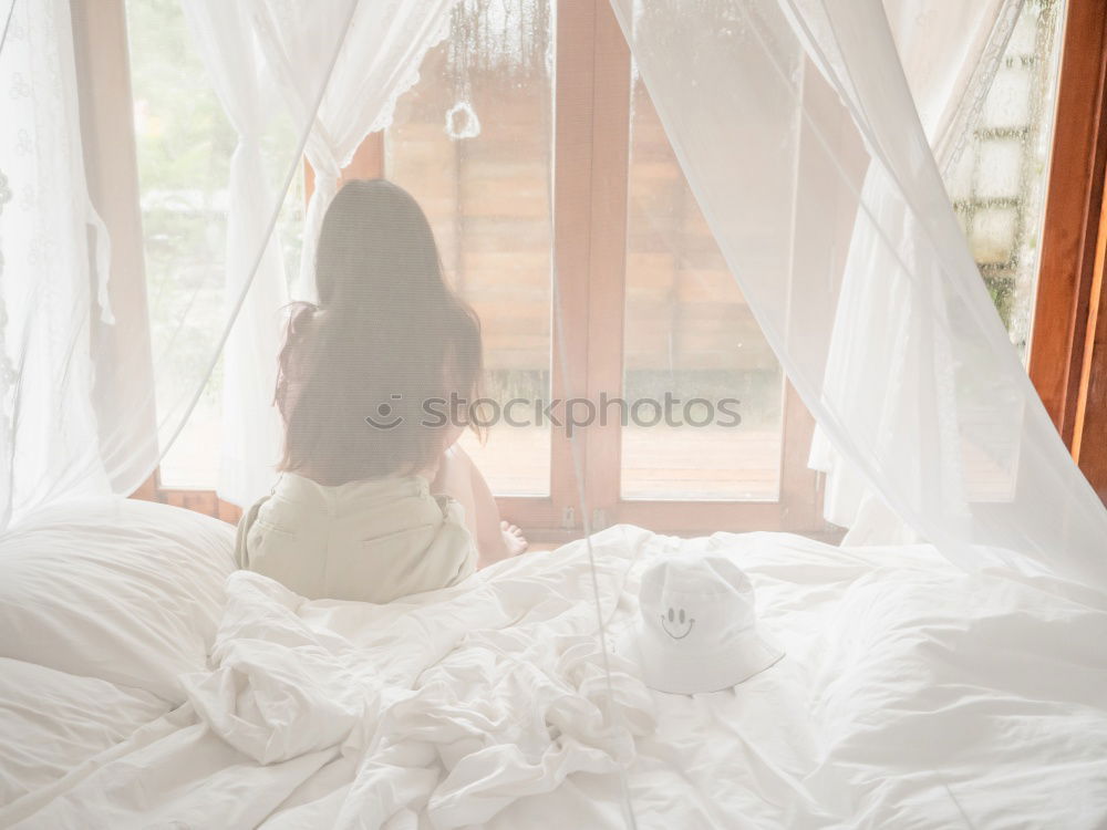 Similar – Image, Stock Photo Window to the courtyard