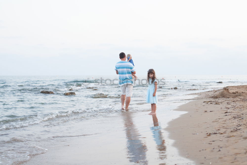 Similar – Image, Stock Photo beach walk Human being