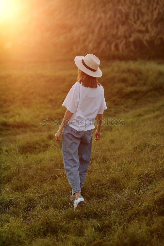 Similar – Image, Stock Photo Mother holding walking child