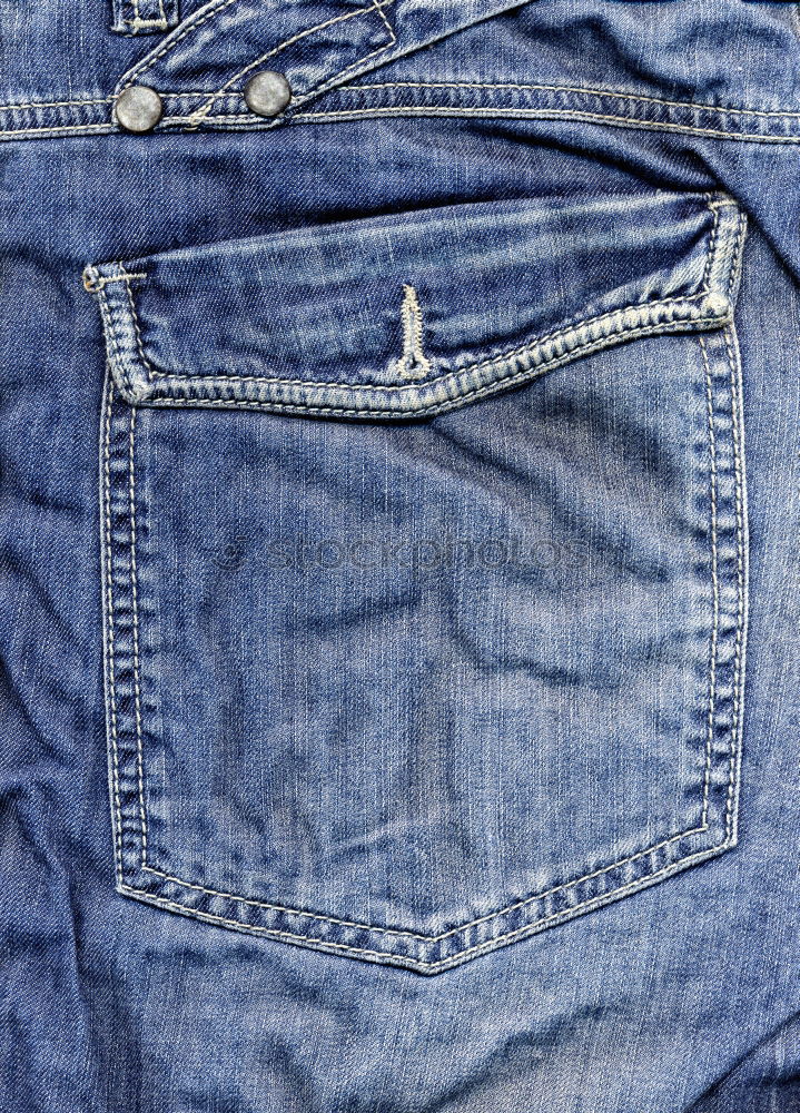 Similar – Jeans Pocket Closeup With Denim Texture Details