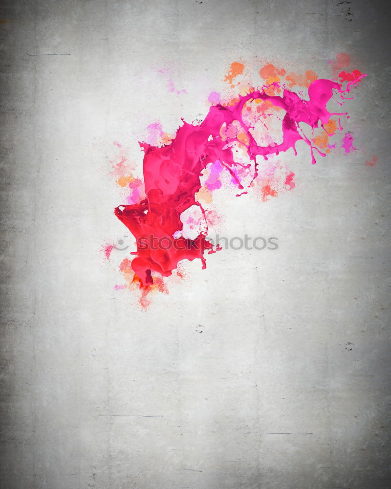 Similar – Image, Stock Photo Pink blob of paint on black asphalt