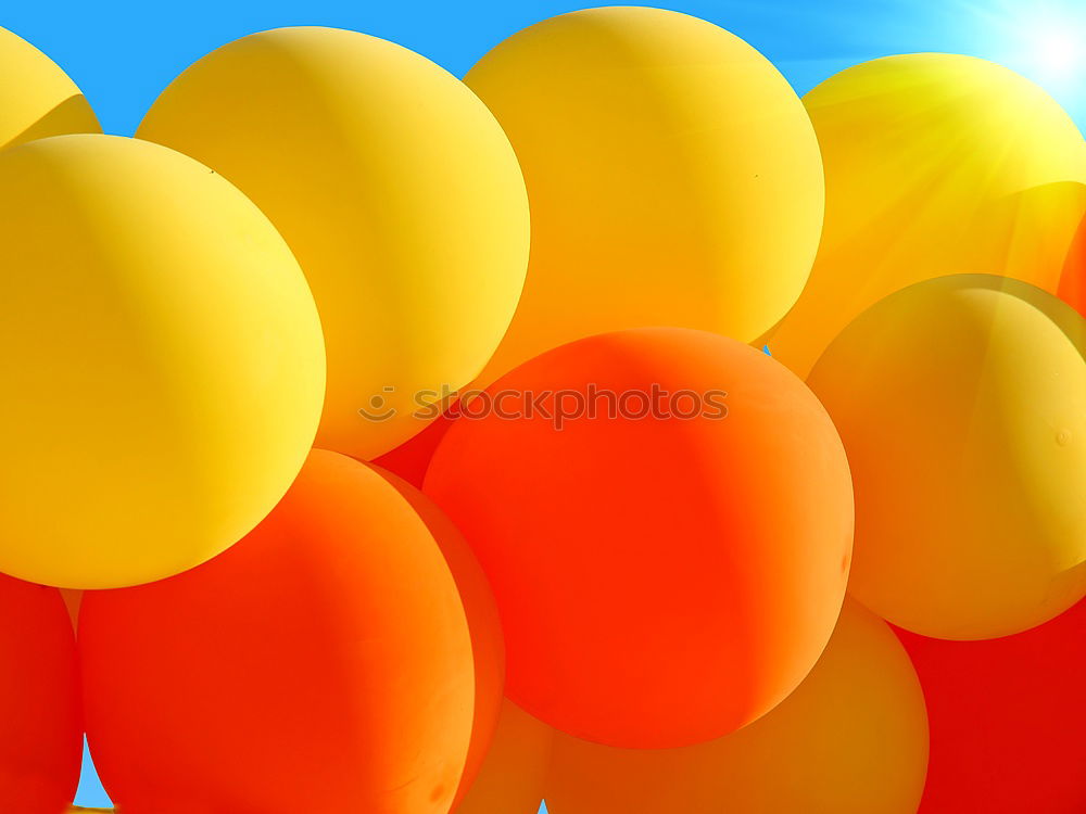 Image, Stock Photo Colourful air kisses at carnival