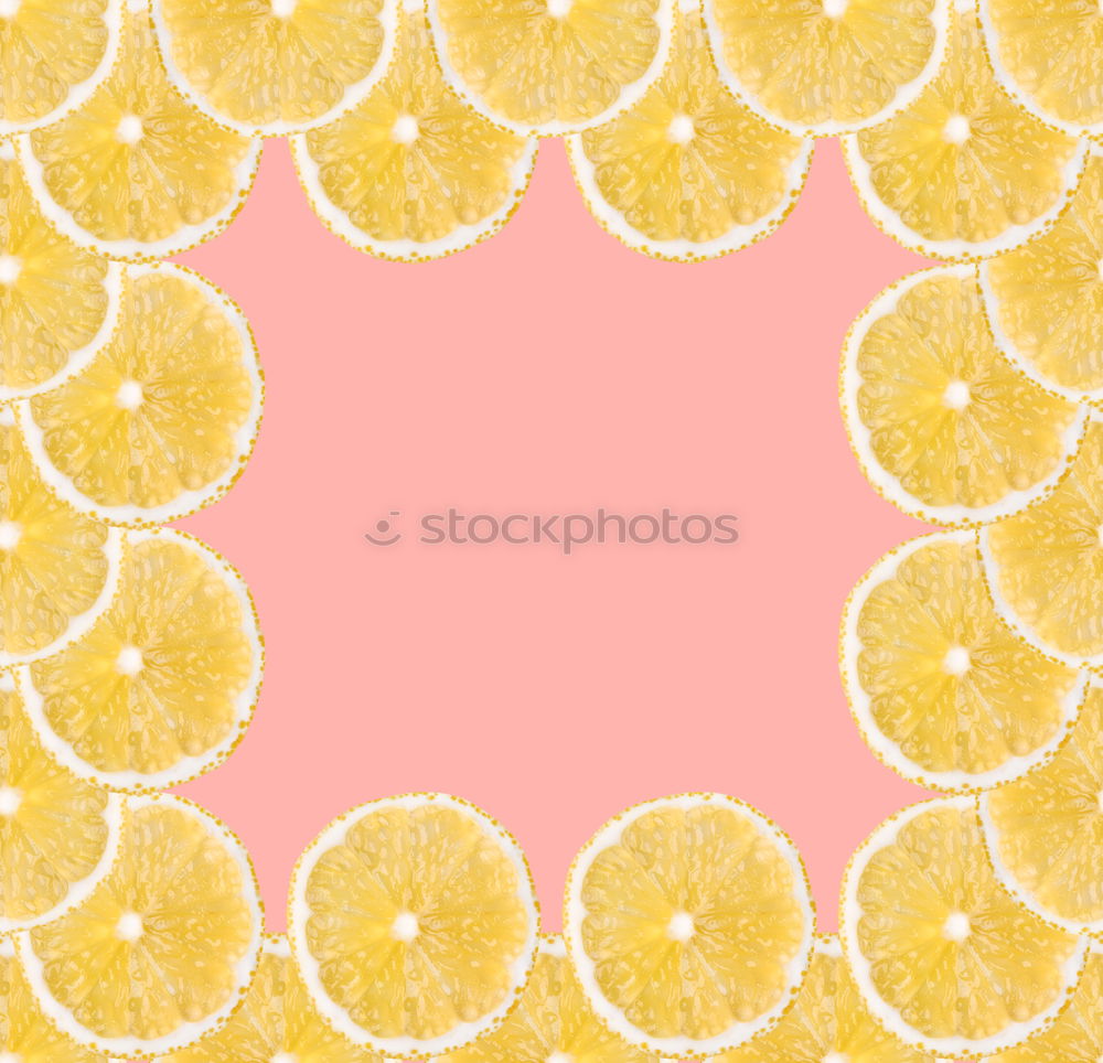 Similar – Image, Stock Photo Colorful fruit pattern of fresh orange slices on pink background