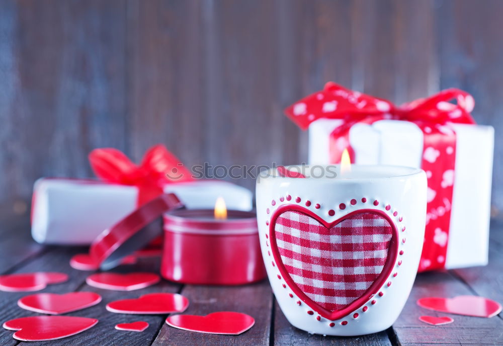 Similar – Image, Stock Photo Lit candle and blank letter