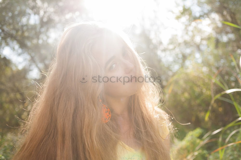 Similar – Image, Stock Photo feather blonde Happy