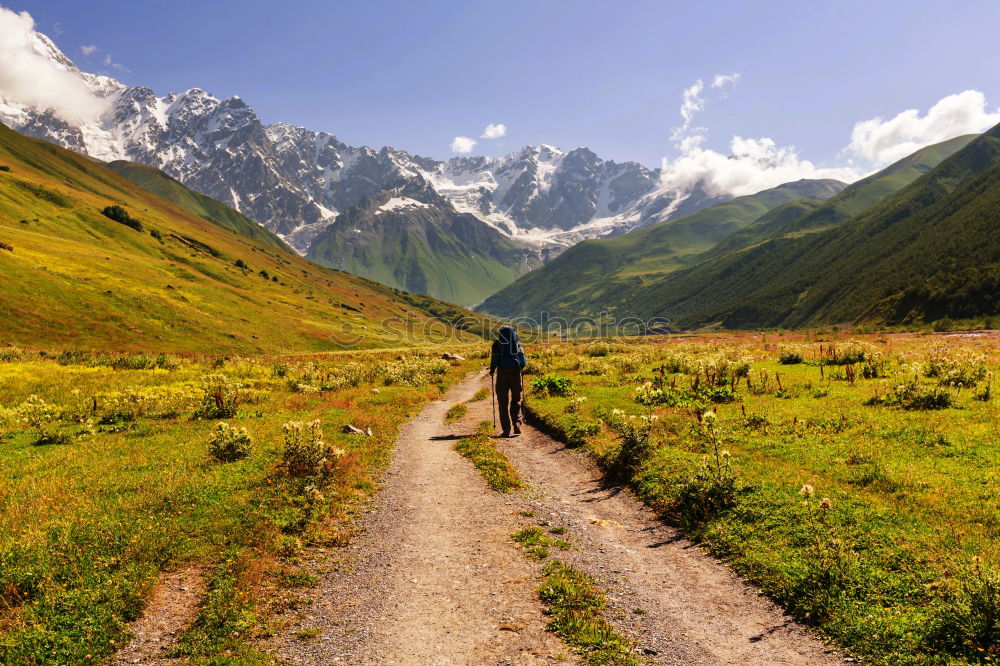 Similar – Image, Stock Photo A path to adventure!