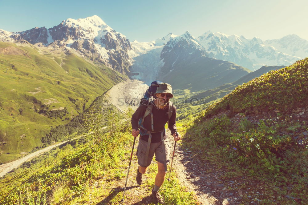 Similar – Image, Stock Photo A path to adventure!