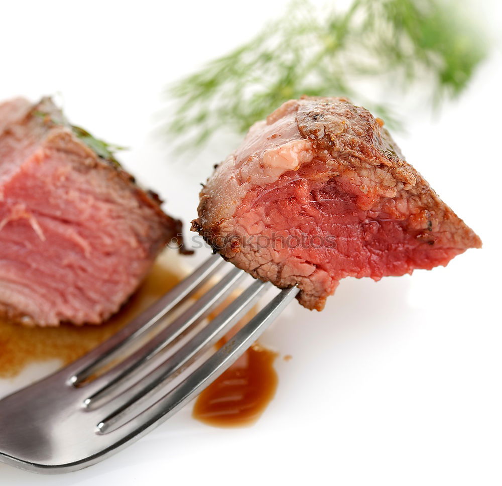 Image, Stock Photo Steak strip medium