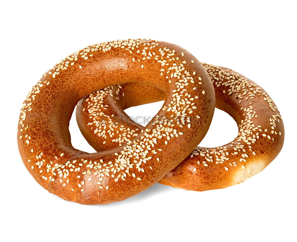 Image, Stock Photo Love in Bavarian Pretzel