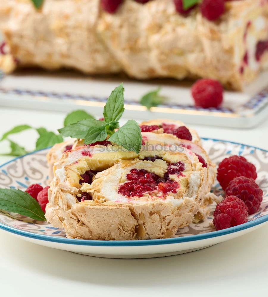 Similar – Image, Stock Photo Crispbread with cottage cheese radishes and herbs