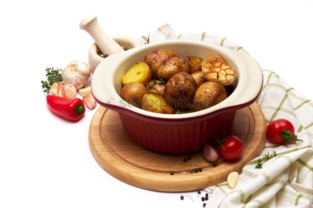 Similar – Image, Stock Photo Chickpea salad in bowl on wooden background