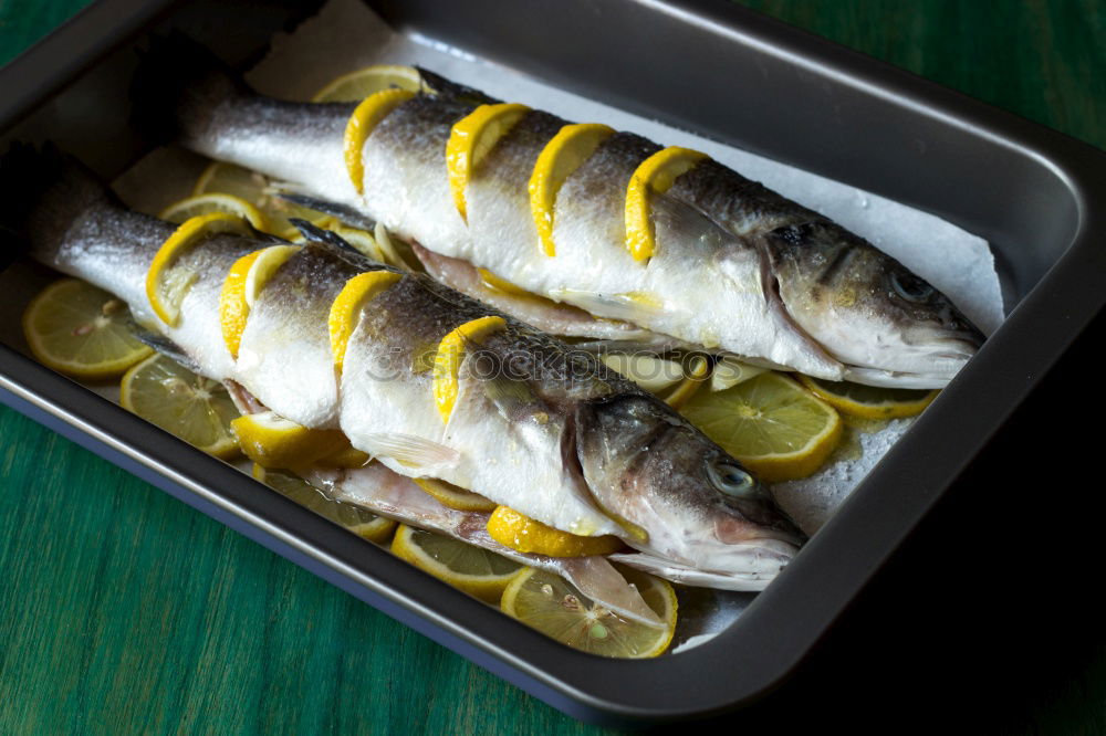 Similar – Image, Stock Photo Fish Pan Rosemary