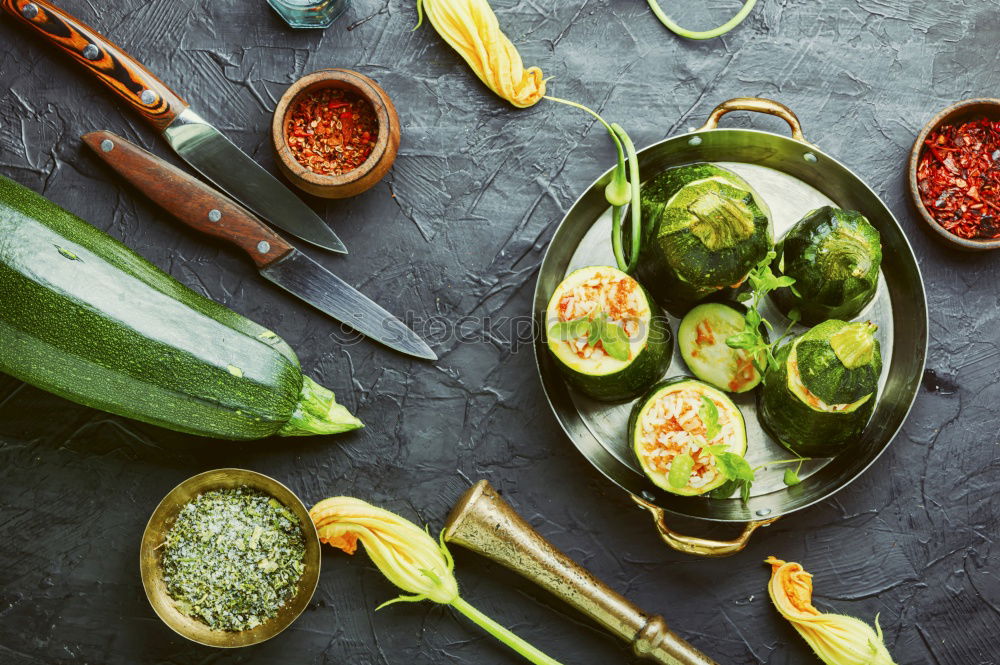 Similar – Mixed green vegetables and spices