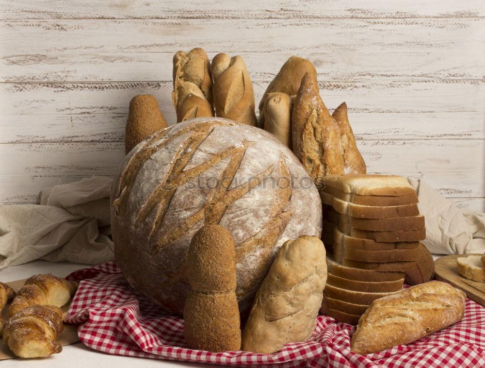 Similar – Many mixed breads and rolls.