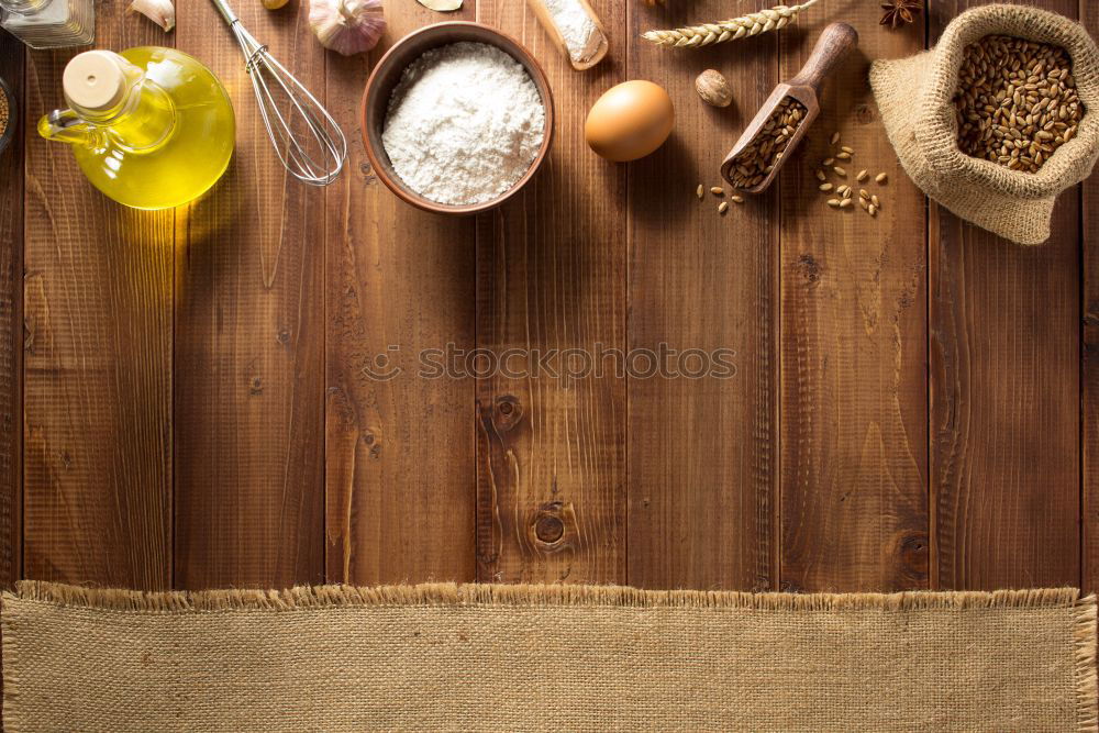 Similar – Spices and oil on table