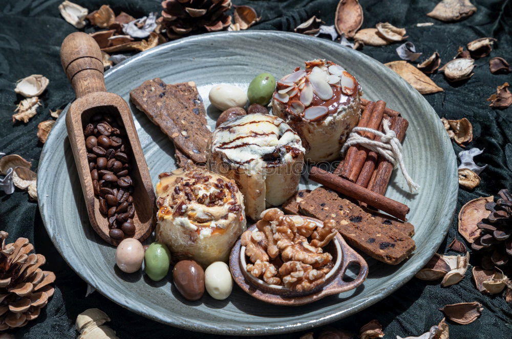 Similar – Image, Stock Photo chocolate ice cream with nuts