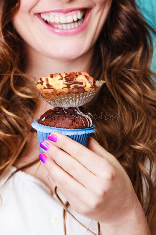 Similar – Crop woman eating sushi