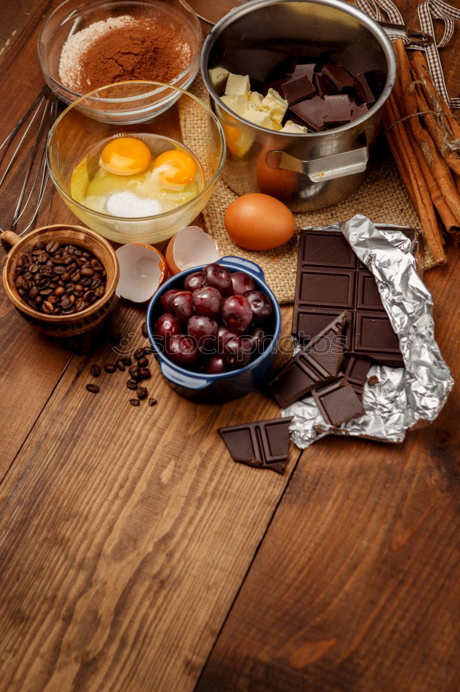 Similar – Image, Stock Photo Cheese with honey and berries