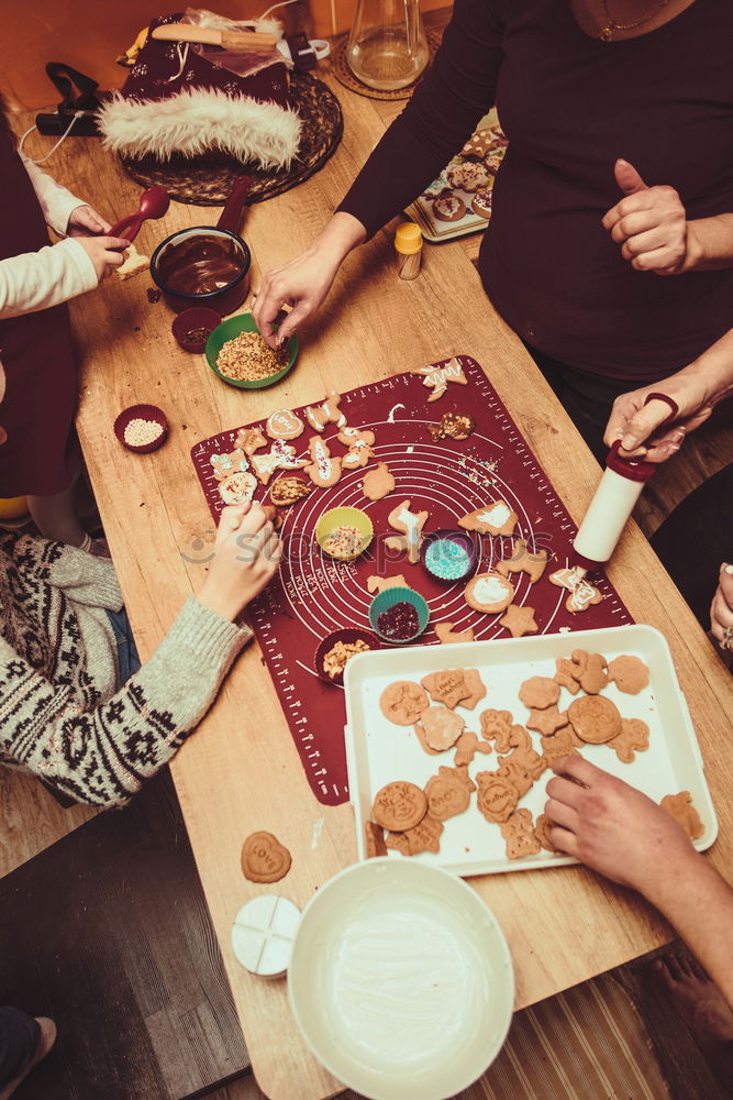 Similar – Baking Christmas cookies at home