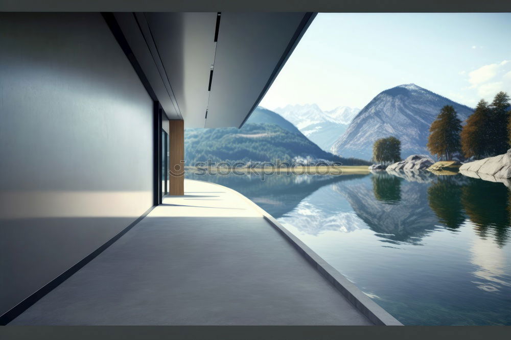 Similar – Image, Stock Photo Reflection of the Alps at Lake Wolfgang