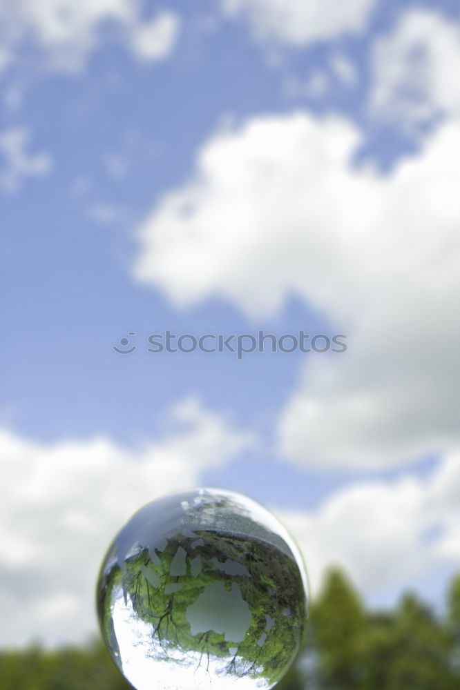 Similar – Glass ball in spring Art