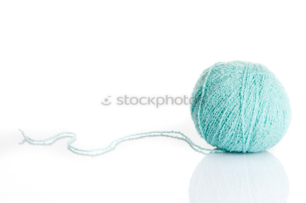 Similar – Image, Stock Photo blue button and thread