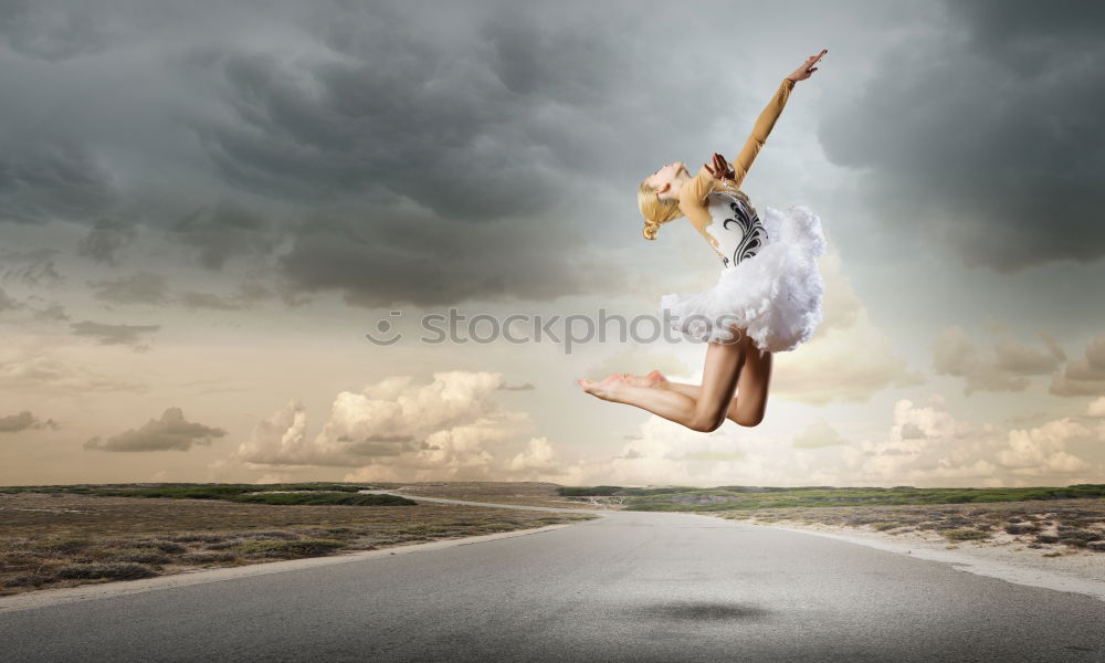 Similar – Image, Stock Photo the handstand ..