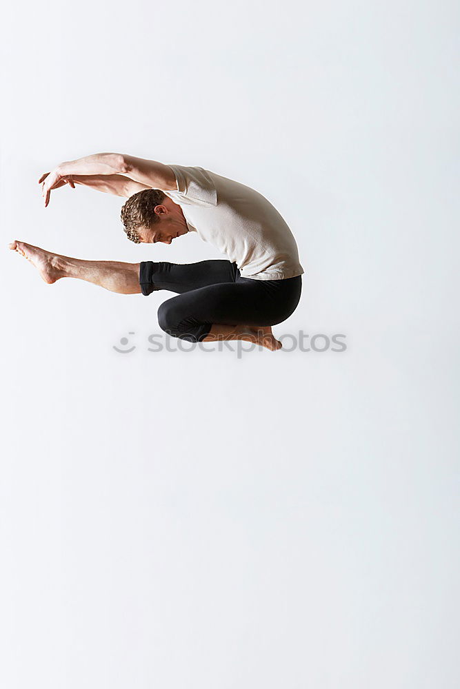 Similar – Image, Stock Photo Man in handstand inside