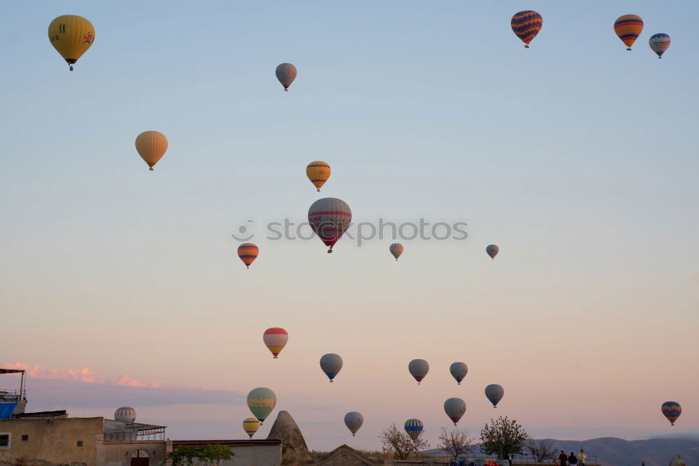 Similar – Image, Stock Photo balloon Night Tree Clouds