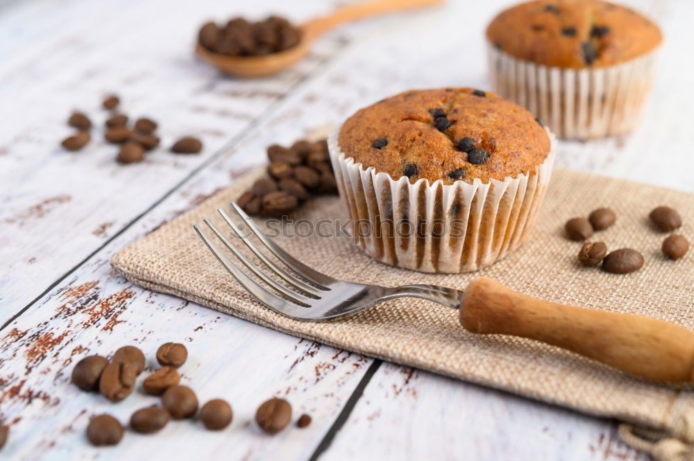 Similar – Image, Stock Photo homemade muffins walnut & chocolate