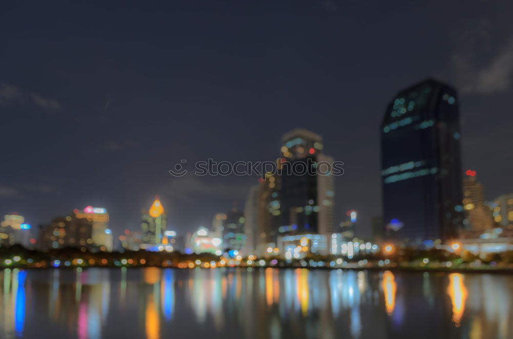 Similar – Image, Stock Photo Nighttime Cityscape of Sydney Harbour