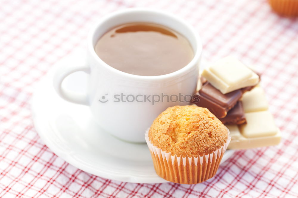 Image, Stock Photo Homemade Chocolate Muffins