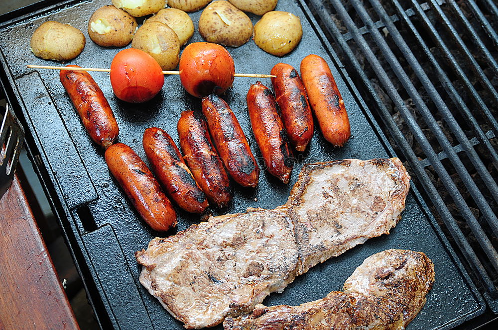 Similar – Image, Stock Photo BBQ Food Meat Nutrition